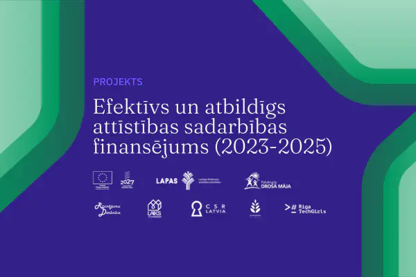 Efektīvs un atbildīgs attīstības sadarbības finansējums (2023-2025)