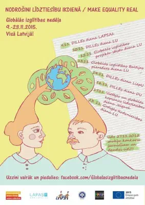 Globālās izglītības nedēļa “Nodrošini līdzvērtību ikdienā” (2015)